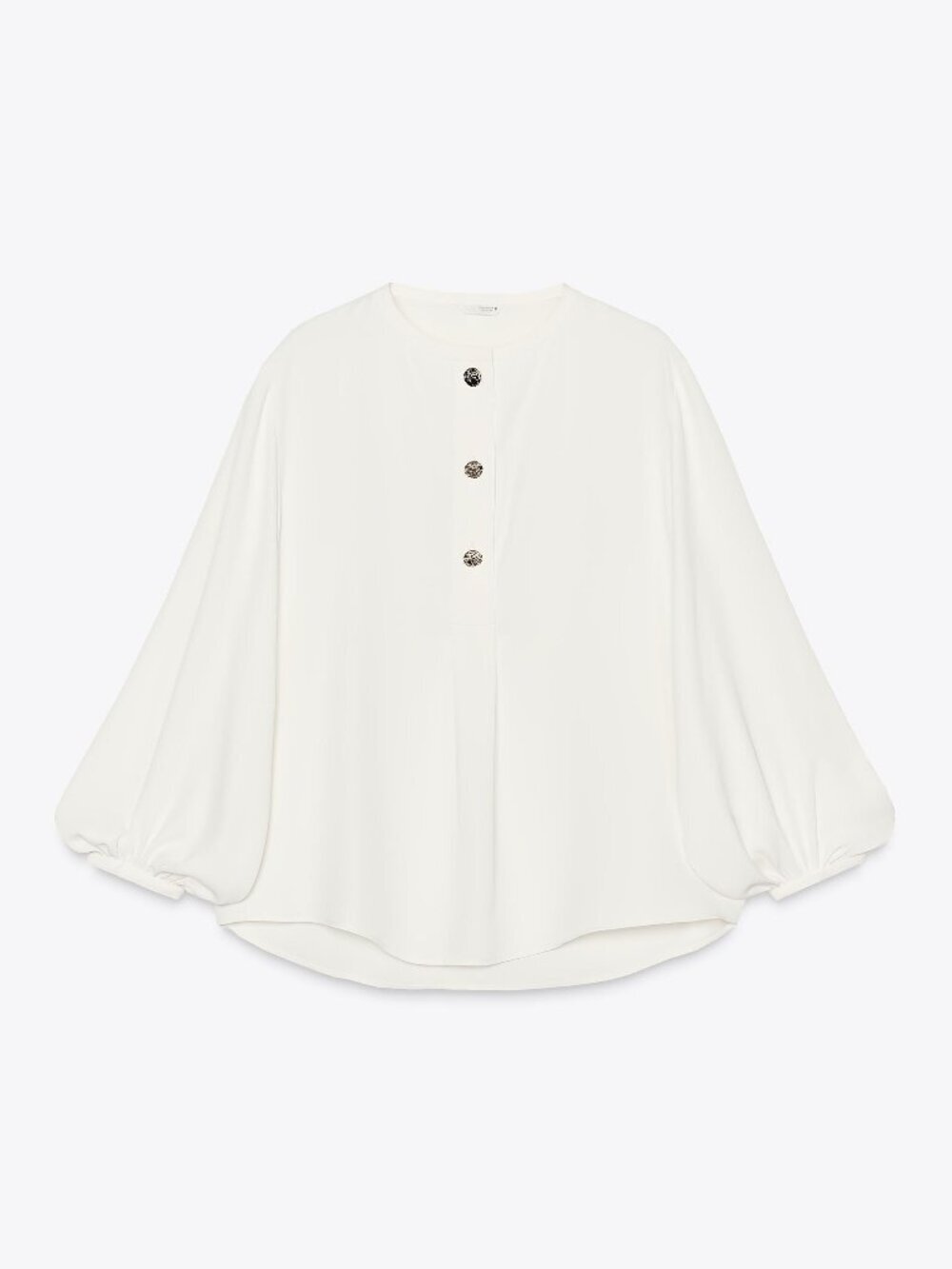 ZARA FLOWY CREPE BLOUSE BRAND NEW WITH TAGS XS